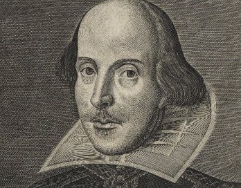 Engraved portrait of William Shakespeare
